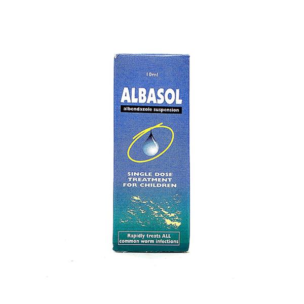 ALBASOL ALBENDAZOLE 10ML SYRUP