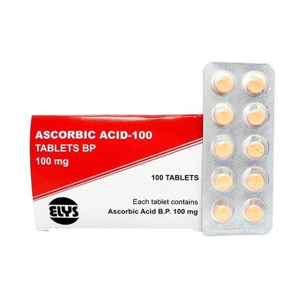 ASCORBIC ACID 100MG 100'S TABS