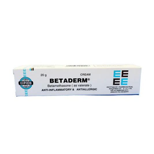 BETADERM 0.1% BETAMETHASONE 20G CREAM (EIPICO IMP)