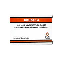 BRUSTAN 400/325MG IBUPROFEN / PARACETAMOL 10'S TABS