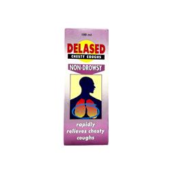 DELASED DEXTROMETHORPHAN/PHENYLEPHRINE CHESTY NON DROWSY 100ML SYRUP