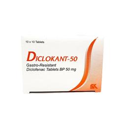 DICLOKANT 50MG DICLOFENAC 100'S TABS