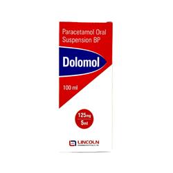 DOLOMOL 125MG/5ML PARACETAMOL 100ML SYRUP