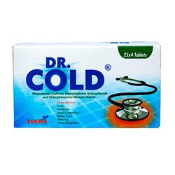 DR COLD 25/2/500/5MG 100'S TABS