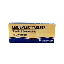 EMDEPLEX VITAMIN B COMPLEX 100'S TABS