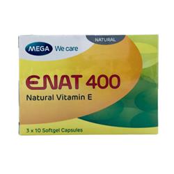 ENAT NATURAL VIT E400IU 30'S CAPS