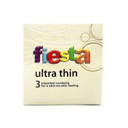 FIESTA ULTRA THIN CONDOM 3'S