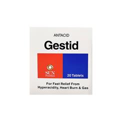 GESTID 50/250/250MG ANTACID 20'S TABS