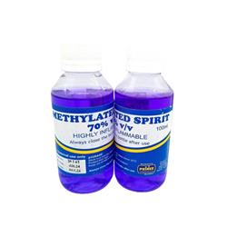 METHYLATED SPIRIT 70% SOLUTION 100ML (PRINCE)