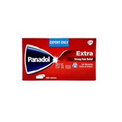 PANADOL EXTRA 500/65MG PARACETAMOL/CAFFEINE 100'S TABS