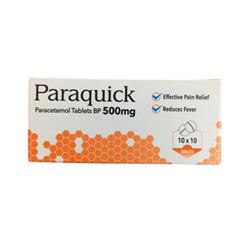 PARAQUICK 500MG PARACETAMOL 100'S TABS