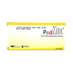 PED ZINC 20MG 10'S TABS (SHELYS)