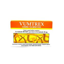 VUMTREX 40MG LEVAMISOLE 75'S TABS