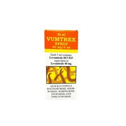 VUMTREX LEVAMISOLE  30ML SYRUP