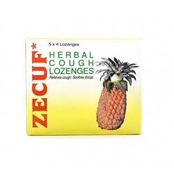 ZECUF HERBAL LOZENGES  (PINEAPPLE) 20'S