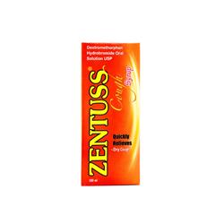 ZENTUSS DEXTROMETHORPHAN HYDROBROMIDE/GUAIFENESIN 100ML SYRUP