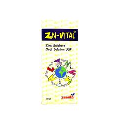 ZN VITAL ZINC SULPHATE 100ML SYRUP